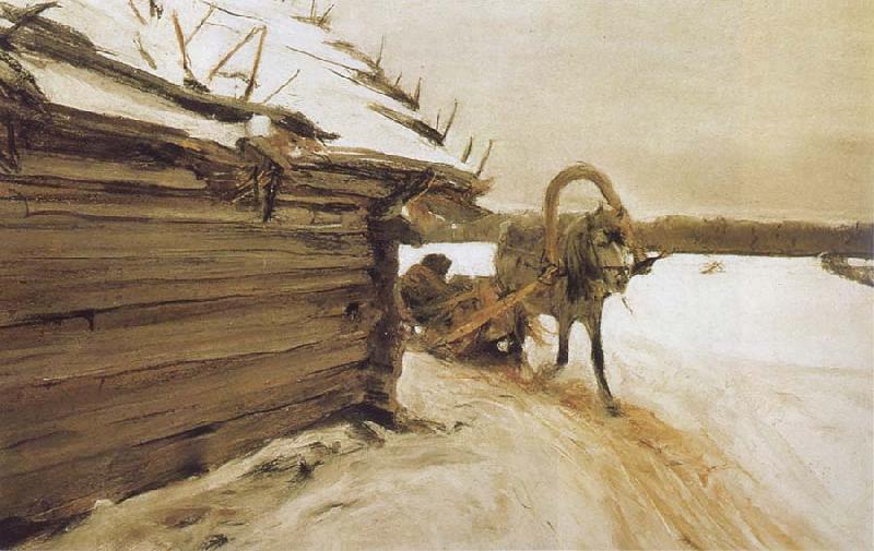 Valentin Serov In Winter China oil painting art